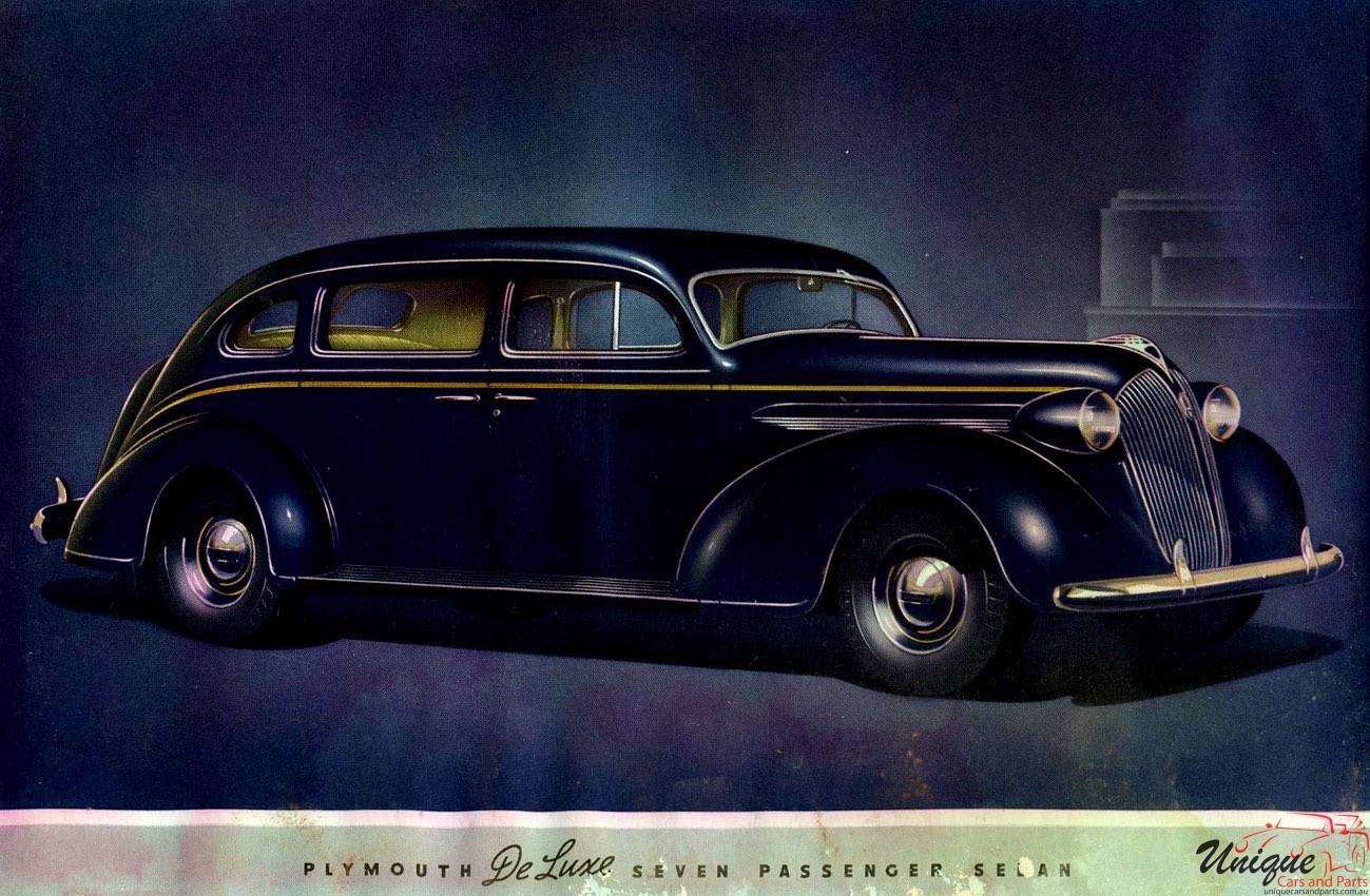 1937 Plymouth Brochure Page 9